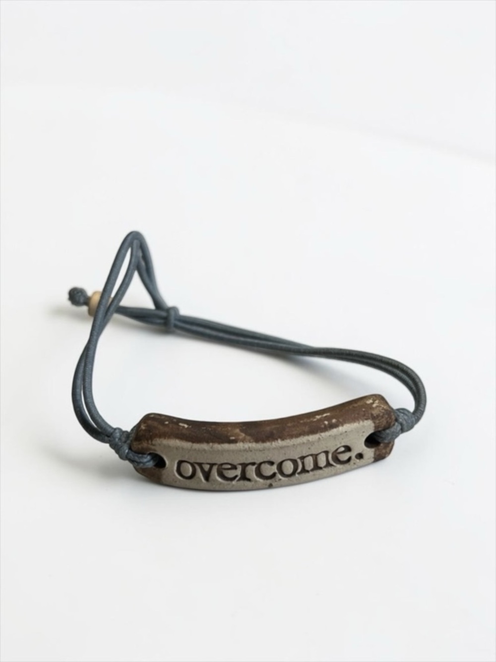 🍭5 for $20🍭 Inspirational Overcome Adjustable Stretch Bracelet CC O